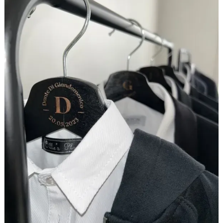 Percha De Madera Personalizada Grabada Con Tu Nombre O Logo