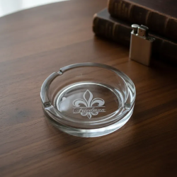 Cenicero De Vidrio Personalizado Grabado Laser