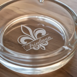 Cenicero De Vidrio Personalizado Dia del padre