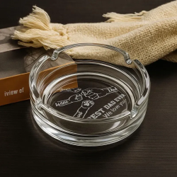 Cenicero De Vidrio Personalizado Dia del padre