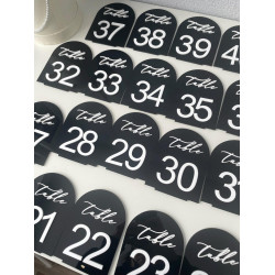 Números de mesa mod.27