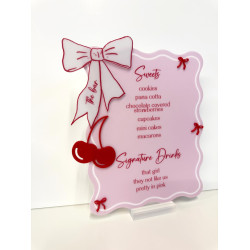 Cartel menu bar Signature Drinks mod.34