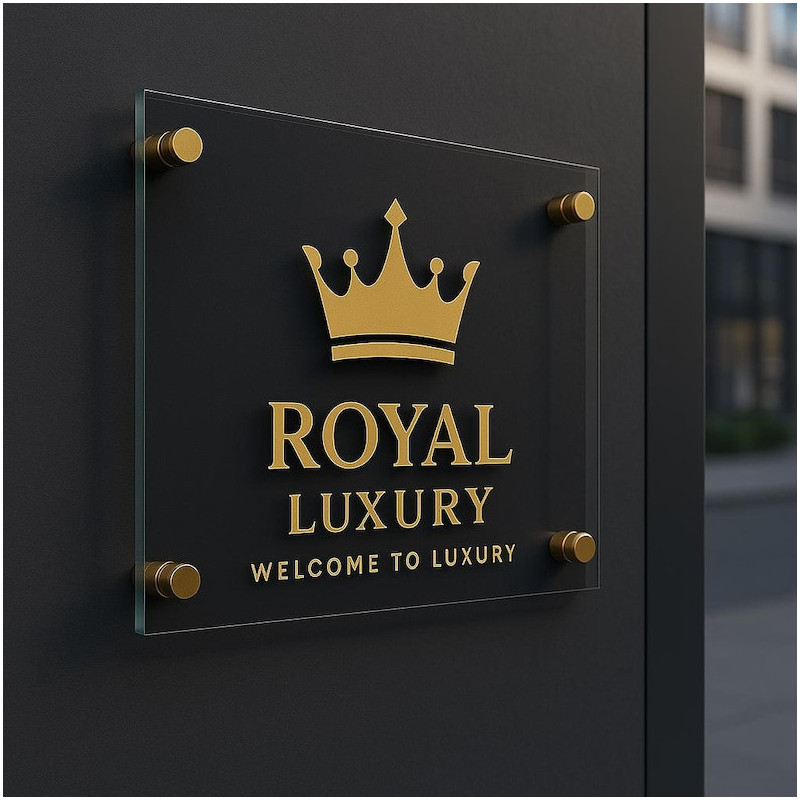 Cartel acrílico profesionales mod.36