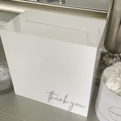 Cofre buzon de acrilico para tarjetas Mod.46