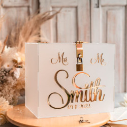 Cofre buzon de acrilico para tarjetas Mod.47