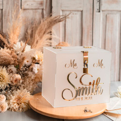 Cofre buzon de acrilico para tarjetas Mod.47