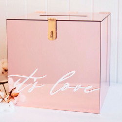 Cofre buzon de acrilico para tarjetas Mod.52