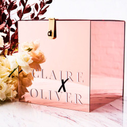 Cofre buzon de acrilico para tarjetas Mod.52