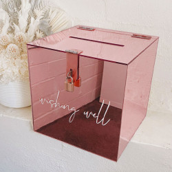 Cofre buzon de acrilico para tarjetas Mod.52