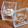Caja de acrilico para anillos, alianzas, boda mod.58
