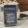 Encendedor de acero Personalizado dia del padre