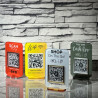 Mini Cartel acrilico QR Redes sociales, pagos, wi fi, emprendedores