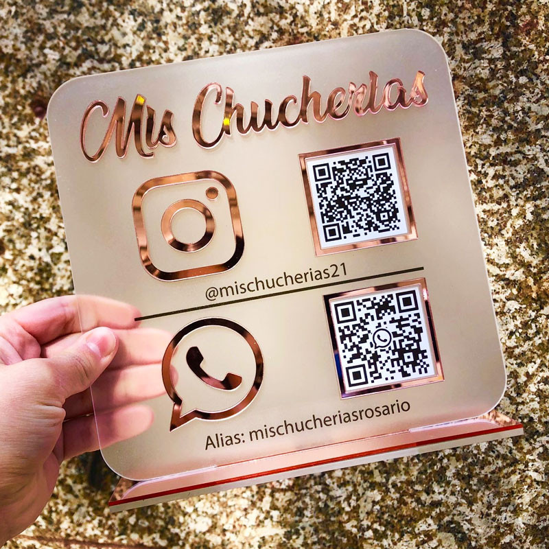 Cartel QR Redes sociales, pagos, emprendedores Mod.71