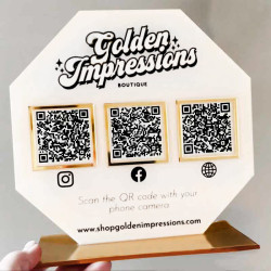 Cartel QR Redes sociales, pagos, emprendedores Mod.72