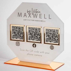 Cartel QR Redes sociales, pagos, emprendedores Mod.72