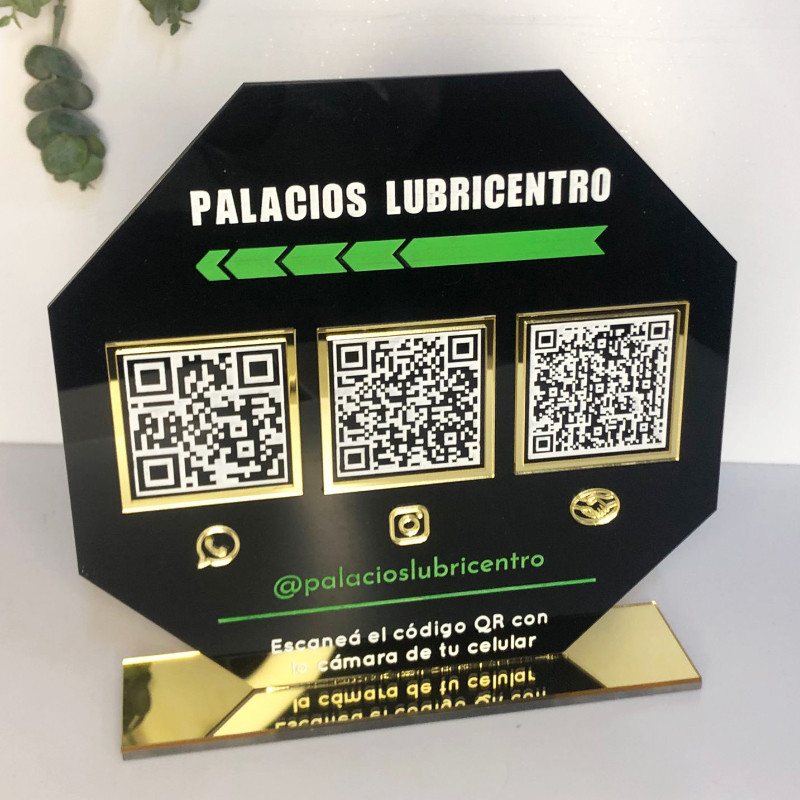 Cartel QR Redes sociales, pagos, emprendedores Mod.73