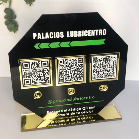 Cartel QR Redes sociales, pagos, emprendedores Mod.73