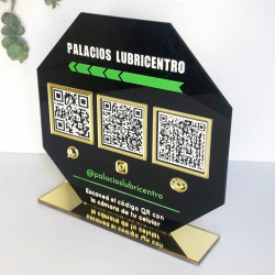 Cartel QR Redes sociales, pagos, emprendedores Mod.73