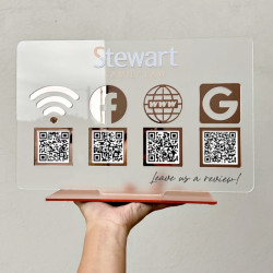 Cartel QR Redes sociales, pagos, emprendedores Mod.79