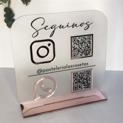 Cartel QR Redes sociales, pagos, emprendedores Mod.70