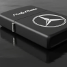 Encendedor metálico Negro grabado Personalizado Autos