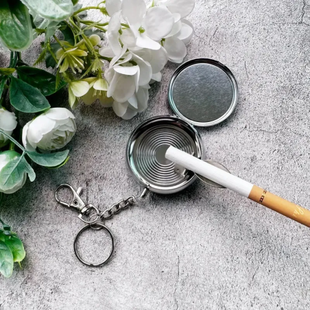 Cenicero Mini Personalizado De Bolsillo Metálico