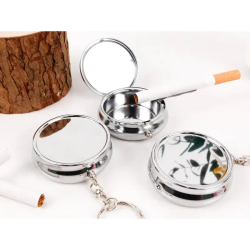Cenicero Mini Personalizado De Bolsillo Metálico