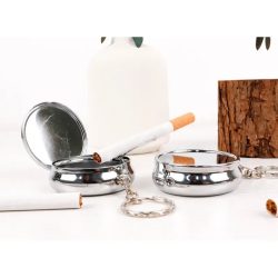 Cenicero Mini Personalizado De Bolsillo Metálico